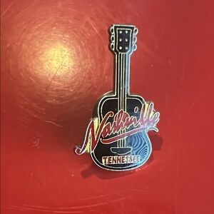 Nashville Tennessee Guitar Pin